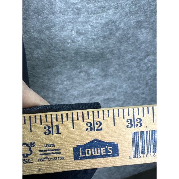 All Seasons Leisure Wear Mens 34x32 Navy Leisure Dress Pants Machine Washable - Picture 6 of 6